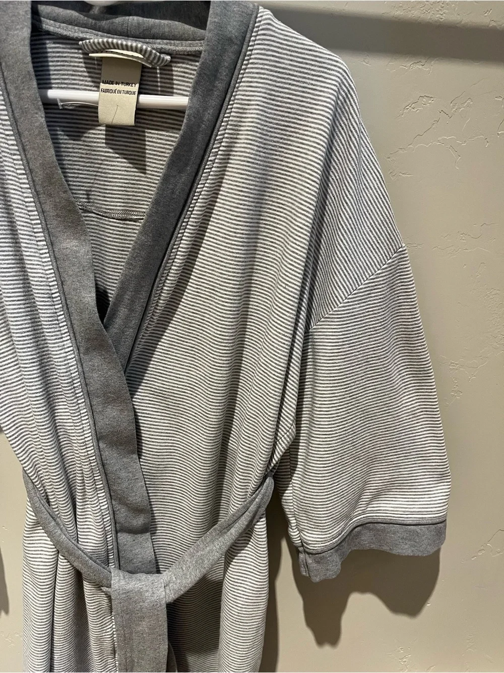 Pottery Barn 100% Organic Cotton Bath Robe XS/S NWOT - Picture 4 of 9
